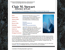 Tablet Screenshot of cstewartlaw.com